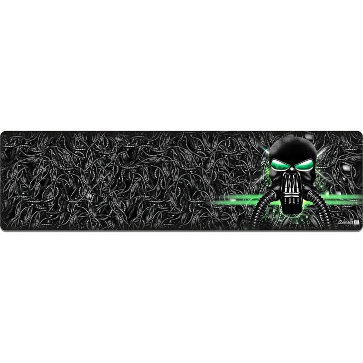 CONNECT IT CMP-1110-LG - Tangentbordsmatta och mus 88,6x24,5 cm svart/grön