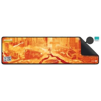 CONNECT IT CMP-1140-LG - Tangentbordsmatta och mus 88,6x24,5 cm orange