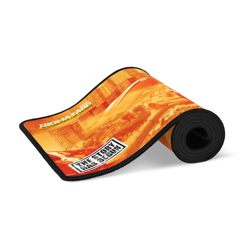 CONNECT IT CMP-1140-LG - Tangentbordsmatta och mus 88,6x24,5 cm orange