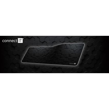 CONNECT IT CMP-2000-XL - Tangentbordsmatta och mus 79,5x34,5 cm svart