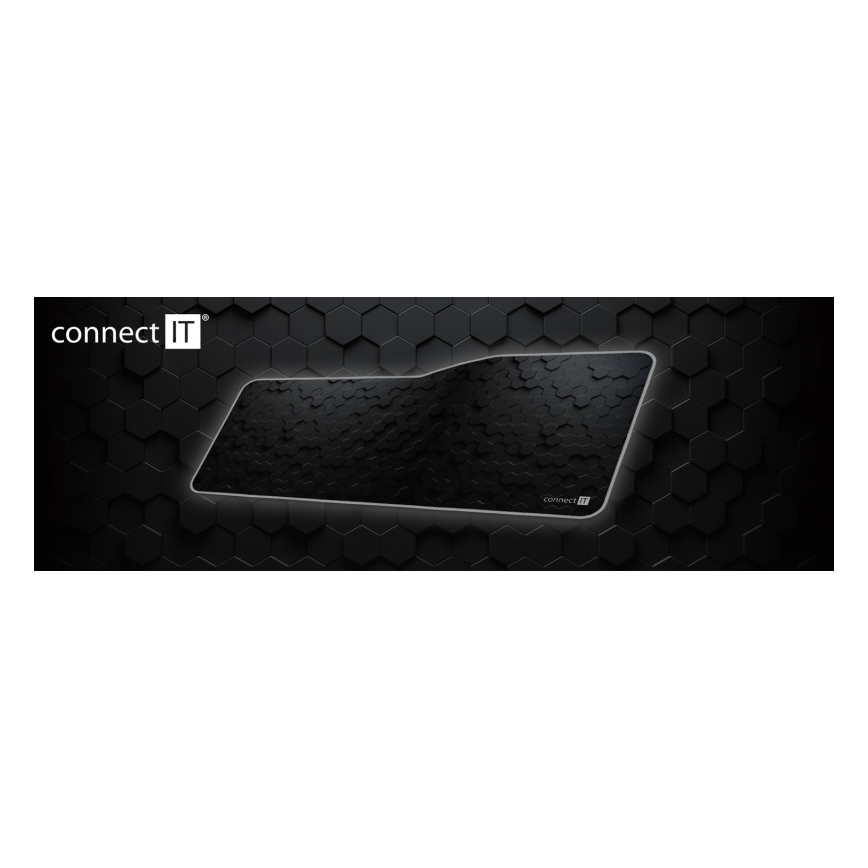 CONNECT IT CMP-2000-XL - Tangentbordsmatta och mus 79,5x34,5 cm svart