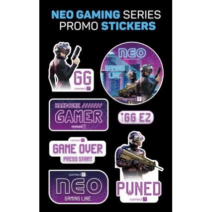 CONNECT IT CMP-3100-SM - LED RGB Gaming musmatta 32x24,5 cm svart