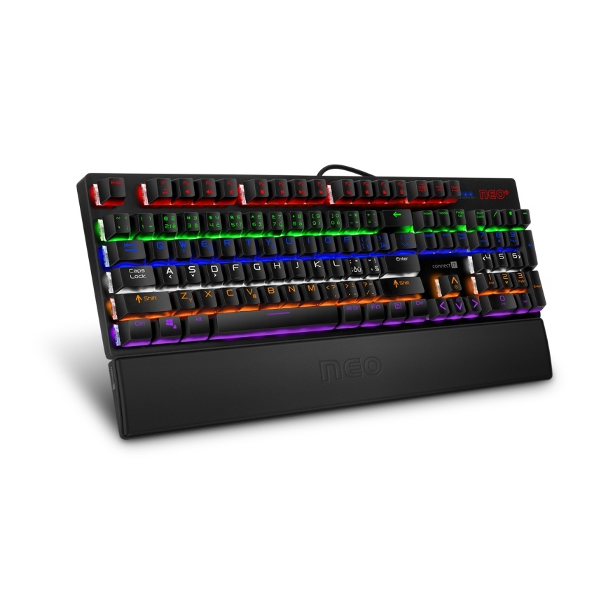 CONNECT IT CMP-3590-LG - Ergonomisk musmatta svart