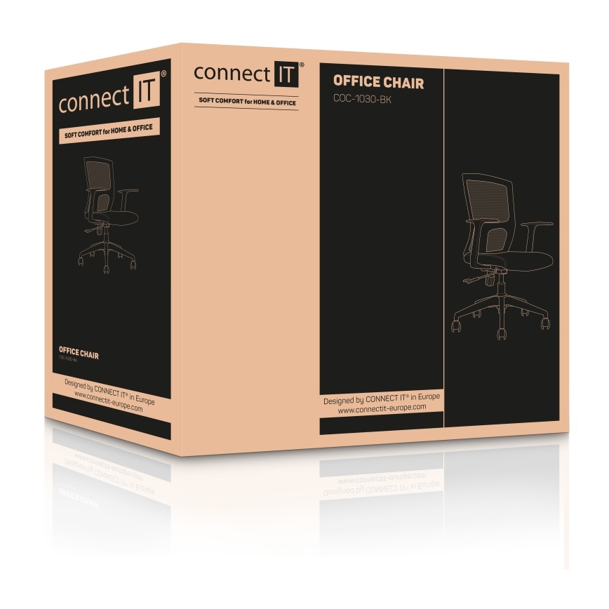 CONNECT IT COC-1030-BK - Kontorsstol ForHealth BetaPro svart