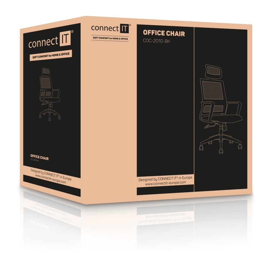 CONNECT IT COC-2010-BK - Kontorsstol ForHealth GamaPro svart