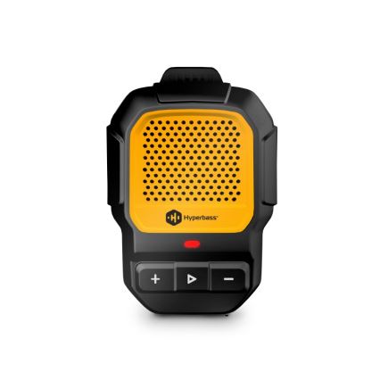 CONNECT IT HSP-1010-BK - Trådlös högtalare med mikrofon ClipBEAT 2W/5V 560 mAh IPX7 svart/gul