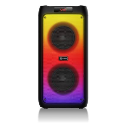 CONNECT IT HSP-3050-BK - LED Trådlös högtalare med mikrofon 60W/5V 4500 mAh svart + fjärrkontroll