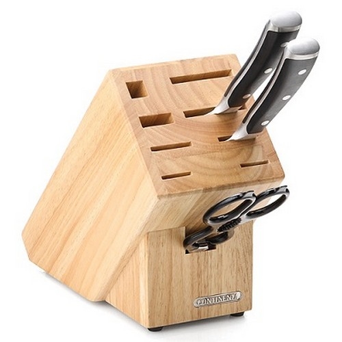 Continenta C30514 - Knife stand 22x11,5x22 cm gummifikon