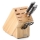 Continenta C30514 - Knife stand 22x11,5x22 cm gummifikon