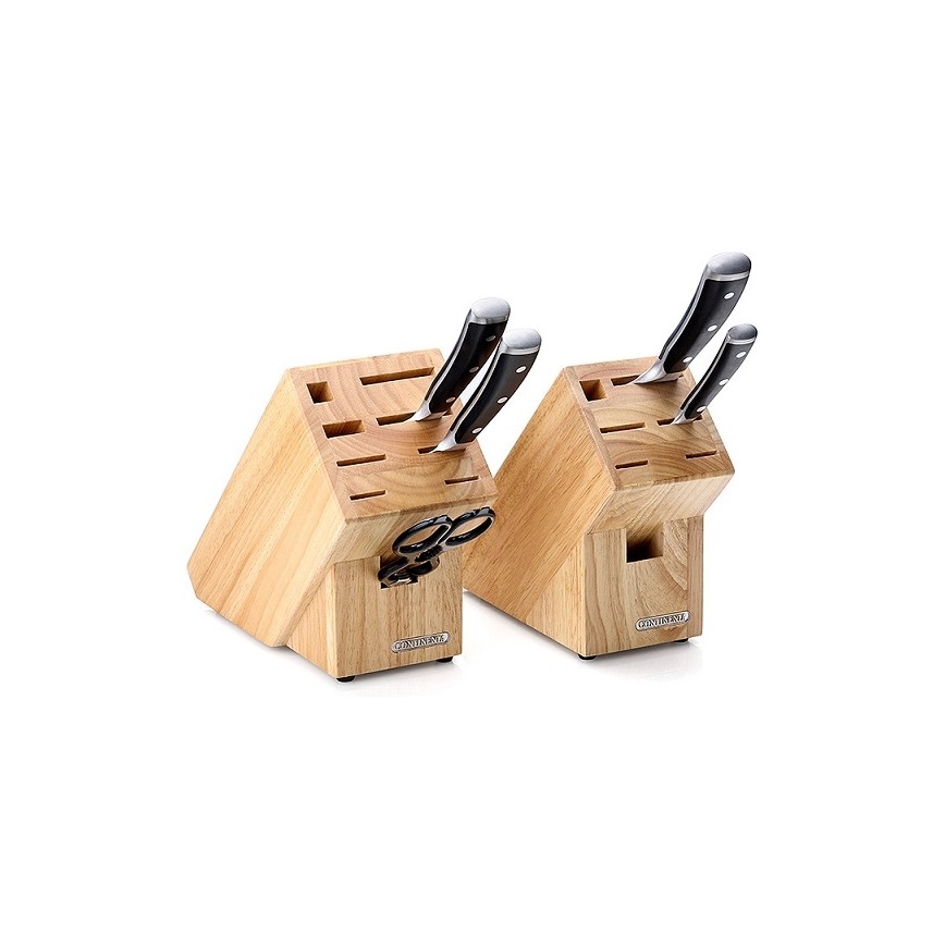 Continenta C30514 - Knife stand 22x11,5x22 cm gummifikon