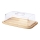 Continenta C3072 - Skärbräda för kök with a cover 38,5x25,5 cm gummifikon