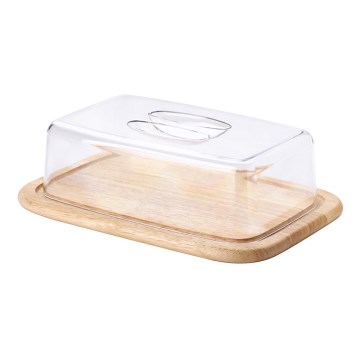 Continenta C3073 - Skärbräda för kök with a lid 30x20 cm gummifikon