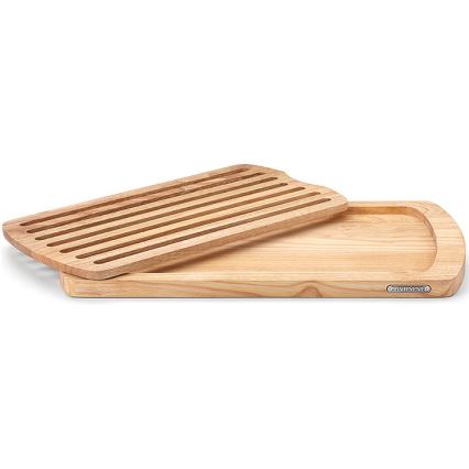 Continenta C3078 - Skärbräda för kök för bread 45x26 cm gummifikon