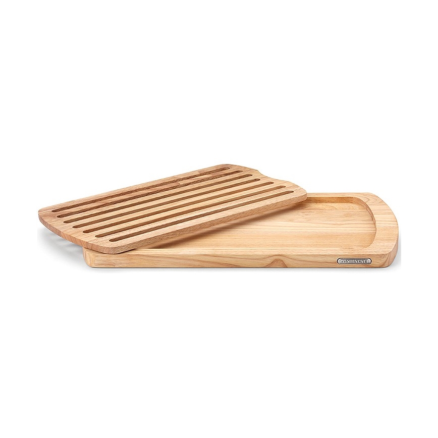 Continenta C3078 - Skärbräda för kök för bread 45x26 cm gummifikon
