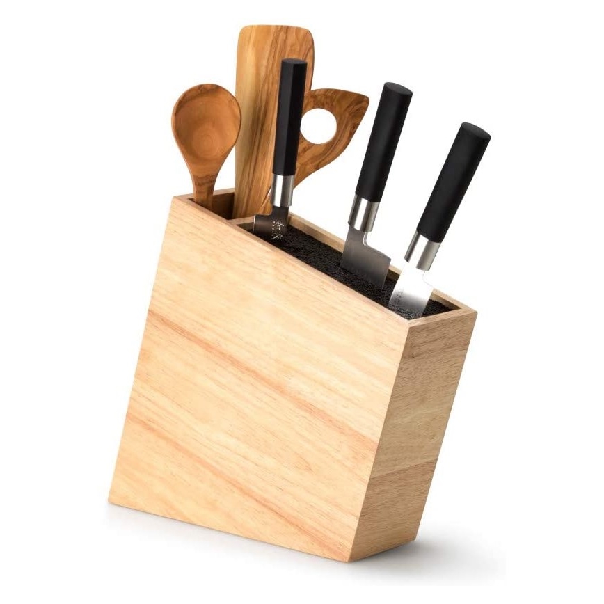 Continenta C3317 - Knivställ with a flexi insert and compartment 31x9x28 cm