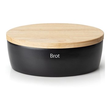 Continenta C3732 - Brödbehållare 13,5x36 cm svart/beige