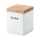 Continenta C3912 - Ceramic food box med lock 10x10x12,5cm gummifikon