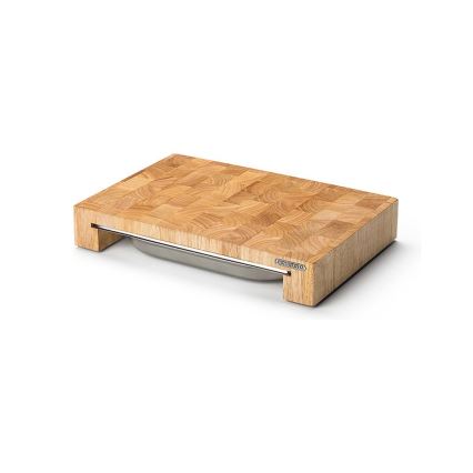 Continenta C4026 - Skärbräda med skål 39x27 cm gummiträ