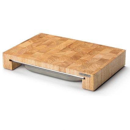 Continenta C4027 - Köksskärbräda med skål 48x32,5 cm gummifikon