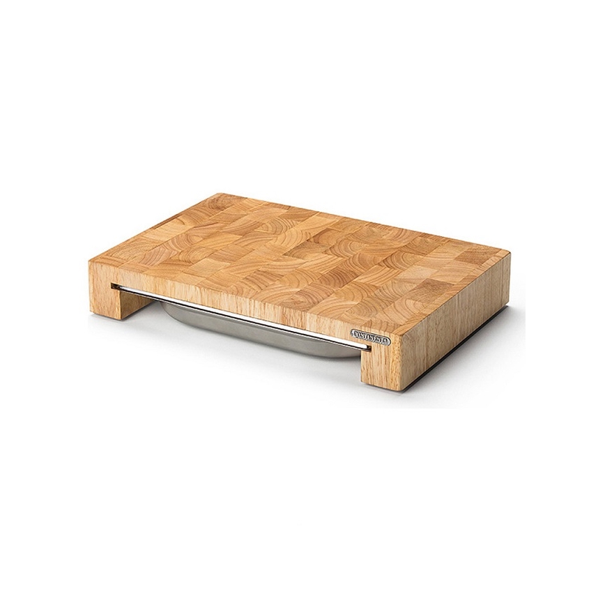 Continenta C4027 - Köksskärbräda med skål 48x32,5 cm gummifikon