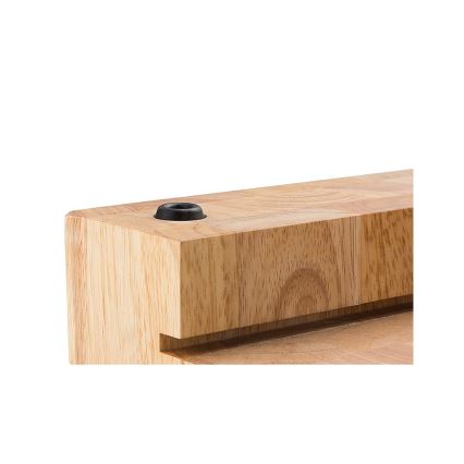 Continenta C4027 - Köksskärbräda med skål 48x32,5 cm gummifikon