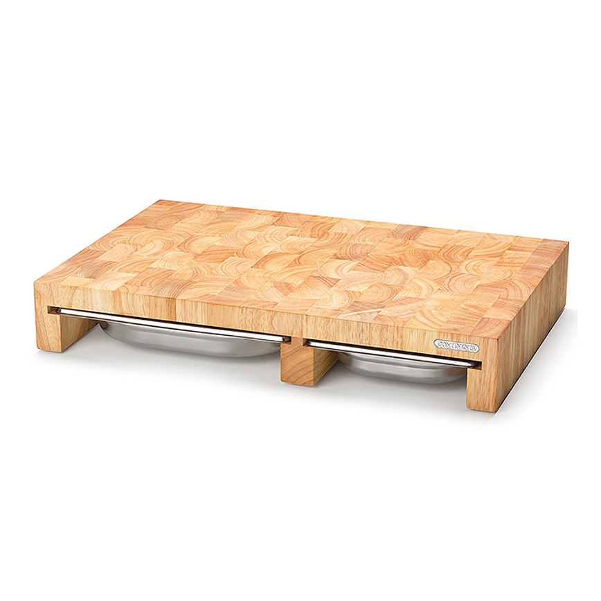 Continenta C4028 - SET 1x Kök skärbräda 50x32,5 cm + 3x skål gummi fig