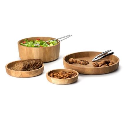 Continenta C4134 - Wooden bowl 25x4,8 cm ek