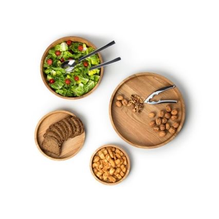 Continenta C4134 - Wooden bowl 25x4,8 cm ek