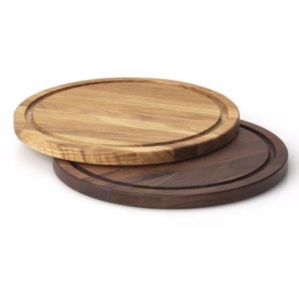 Continenta C4205 - Bräda för servering av biffar d. 28 cm valnöt