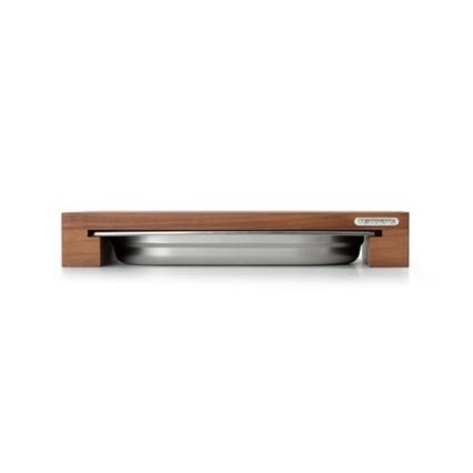 Continenta C4210 - Kök skärbräda med skål 39x27 cm valnötsträd