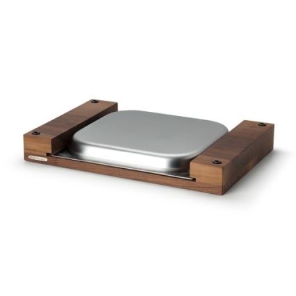 Continenta C4210 - Kök skärbräda med skål 39x27 cm valnötsträd