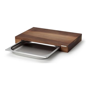 Continenta C4211 - Köksskärbräda med skål 48x32,5 cm valnöt