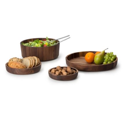 Continenta C4234 - Wooden bowl 25x4,8 cm valnötsträ