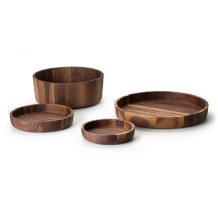 Continenta C4234 - Wooden bowl 25x4,8 cm valnötsträ