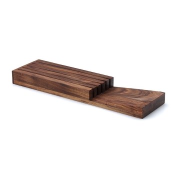 Continenta C4873 - Knivhållare 39x11x3,5 cm acacia