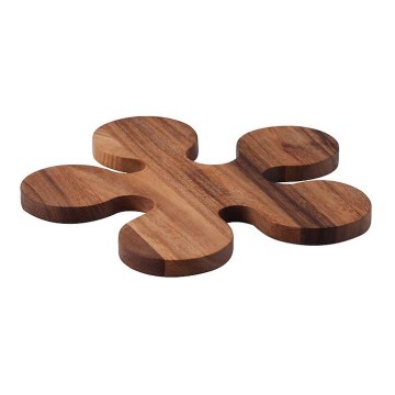 Continenta C4880 - Wooden mat för a pot 24x1,2 cm acacia