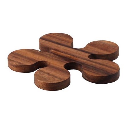 Continenta C4881 - Wooden mat för a pot 16x1,2 cm acacia