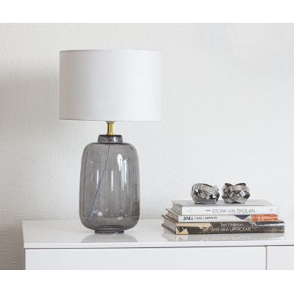 Cottex - Bordslampa BLAKE 1xE27/8W/230V grå