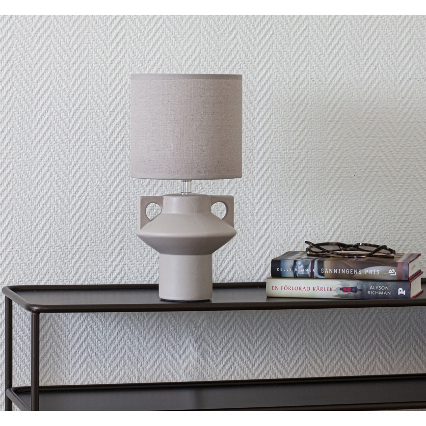 Cottex - Bordslampa MATEO 1xE14/8W/230V beige