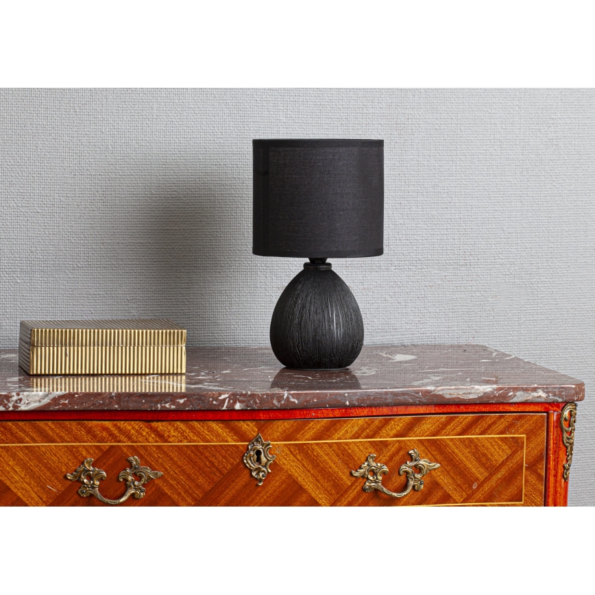Cottex - Bordslampa MADISON 1xE14/8W/230V svart