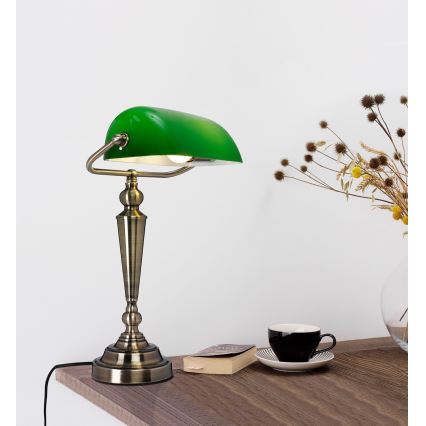 Cottex - Bordslampa THE BANKER 1xE27/60W/230V