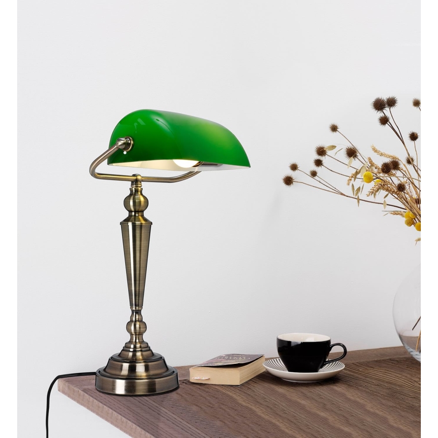 Cottex - Bordslampa THE BANKER 1xE27/60W/230V