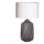 Cottex - Bordslampa BLAKE 1xE27/8W/230V grå