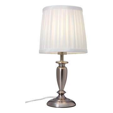 Cottex - Bordslampa INEB 1xE14/40W/230V silverfärgad