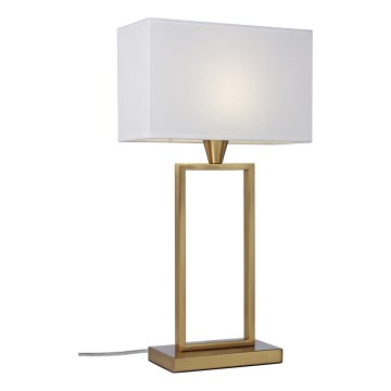 Cottex - Bordslampa KENSINGTON 1xE14/40W/230V guldfärgad