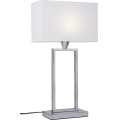 Cottex - Bordslampa KENSINGTON 1xE14/40W/230V silverfärgad