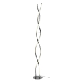 Cottex - LED-golvlampa VINDLA LED/22W/230V blank krom