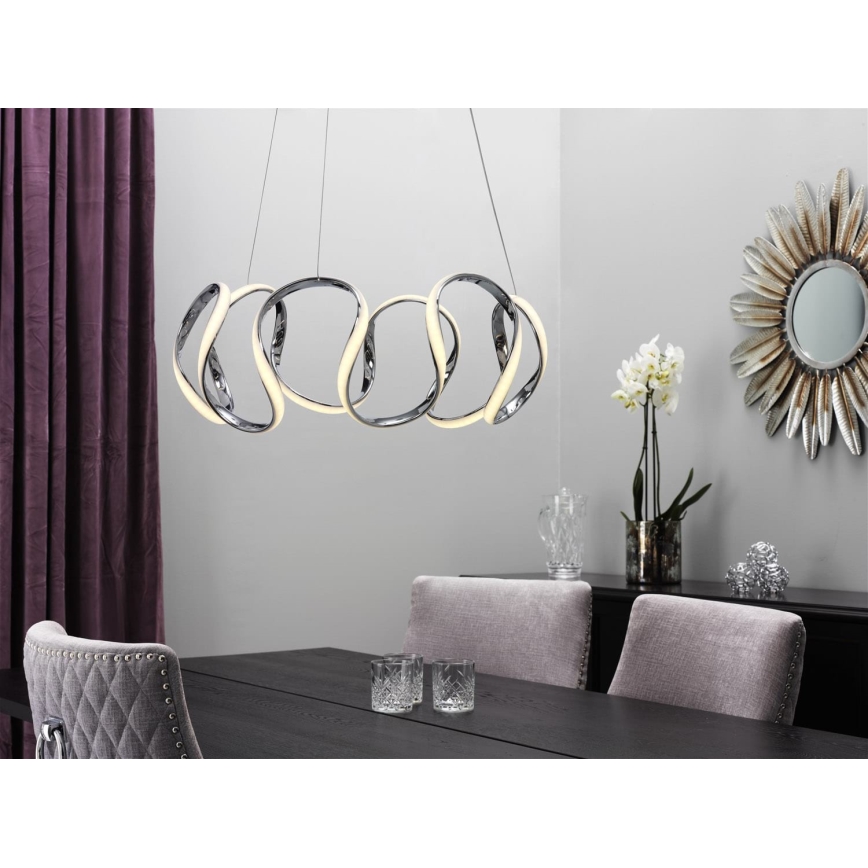 Cottex - LED-pendellampa på vajer WAVE LED/40W/230V