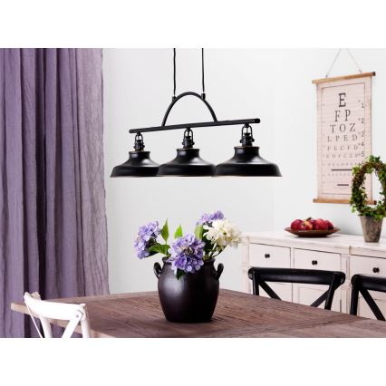 Cottex - Takpendel med kabel NEW HAVEN 3xE14/40W/230V