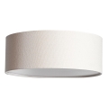 Cottex - Taklampa ABBIE 2xE27/8W/230V Ø 38 cm krämvit